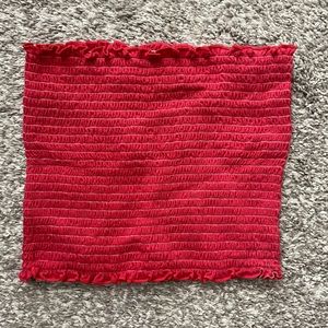 Brandy Melville Red Tube Top. ONE SIZE FITS ALL